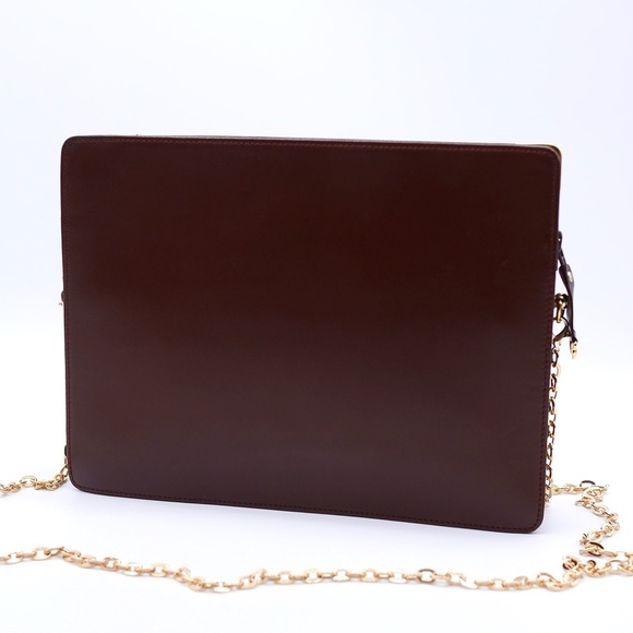 🍓Cartier Bordeaux Must de Line Clutch - Picture 8 of 16